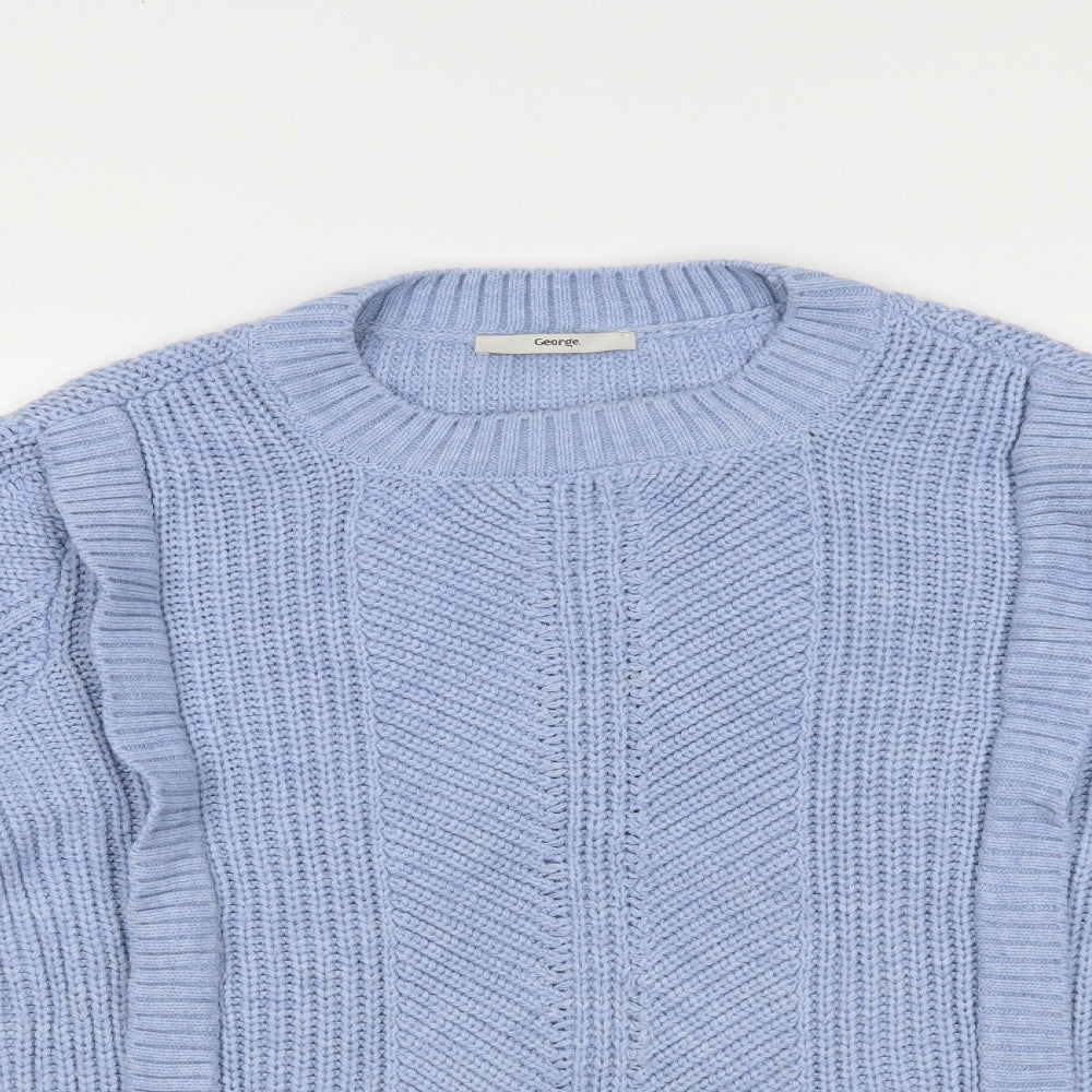 George Womens Blue   Pullover Jumper Size L