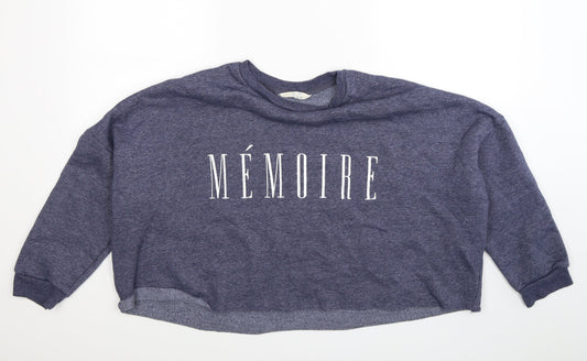 Atmosphere Womens Blue  Jersey Pullover Jumper Size 6  - Memoire