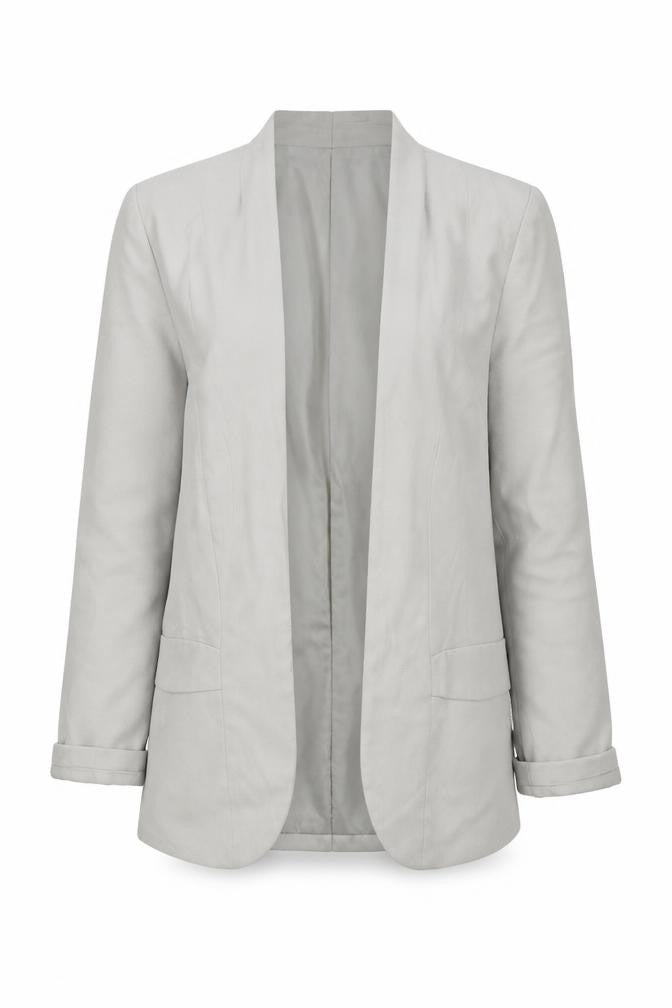 H&M Womens Beige   Jacket Blazer Size 6