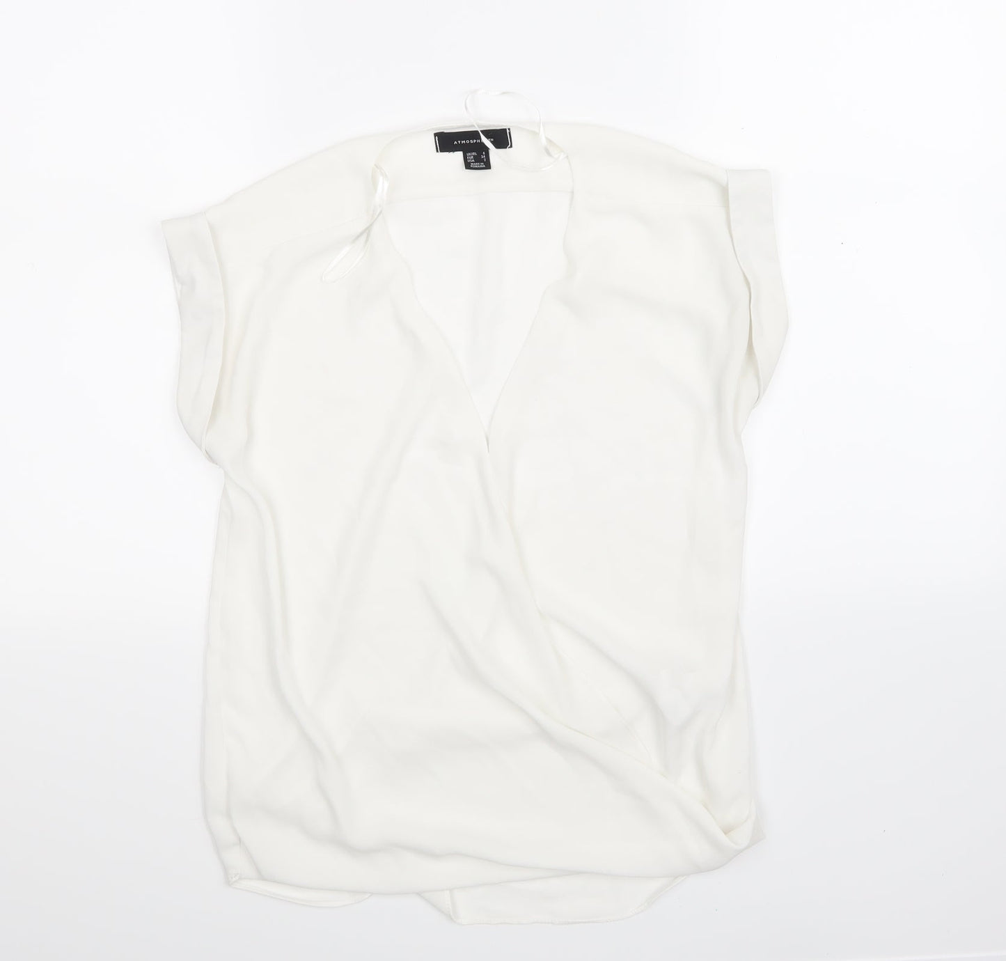 Atmosphere Womens Beige   Basic Blouse Size 6