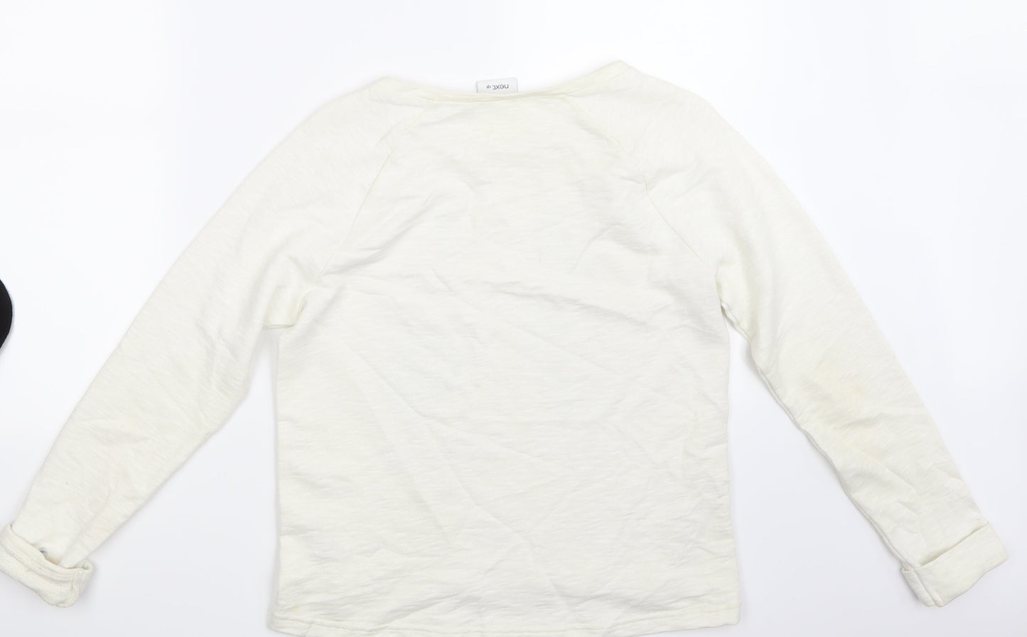 next  Womens Beige Floral  Pullover Sweatshirt Size 6