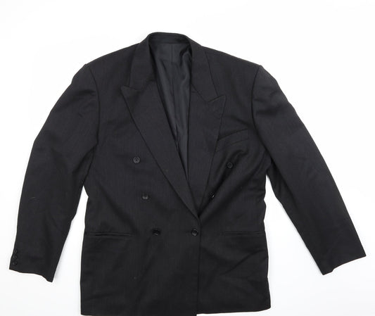C&A Mens Black   Jacket Suit Jacket Size L