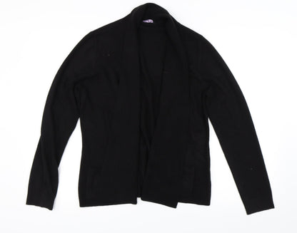 Additional front view of BHS women’s black cape jumper, size UK 14