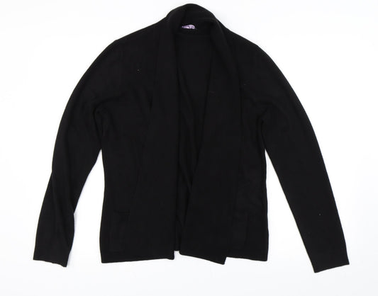 BHS Womens Black   Cape Jumper Size 14