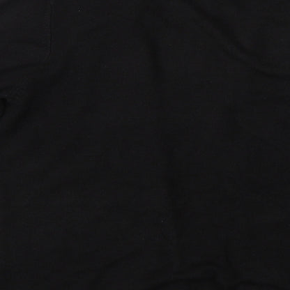 Brand and care label for BHS women’s black cape jumper, size UK 14