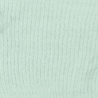 Brand and care label for M&Co women’s green jumper, size UK 10