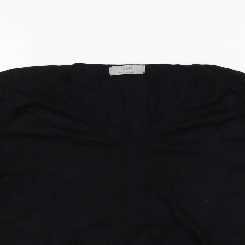 Marks and spencer  Womens Black   Pullover Sweatshirt Size 16