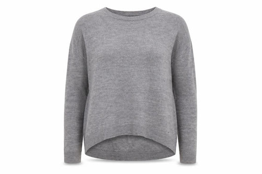 Front view of Primark women’s grey jumper, size UK 12