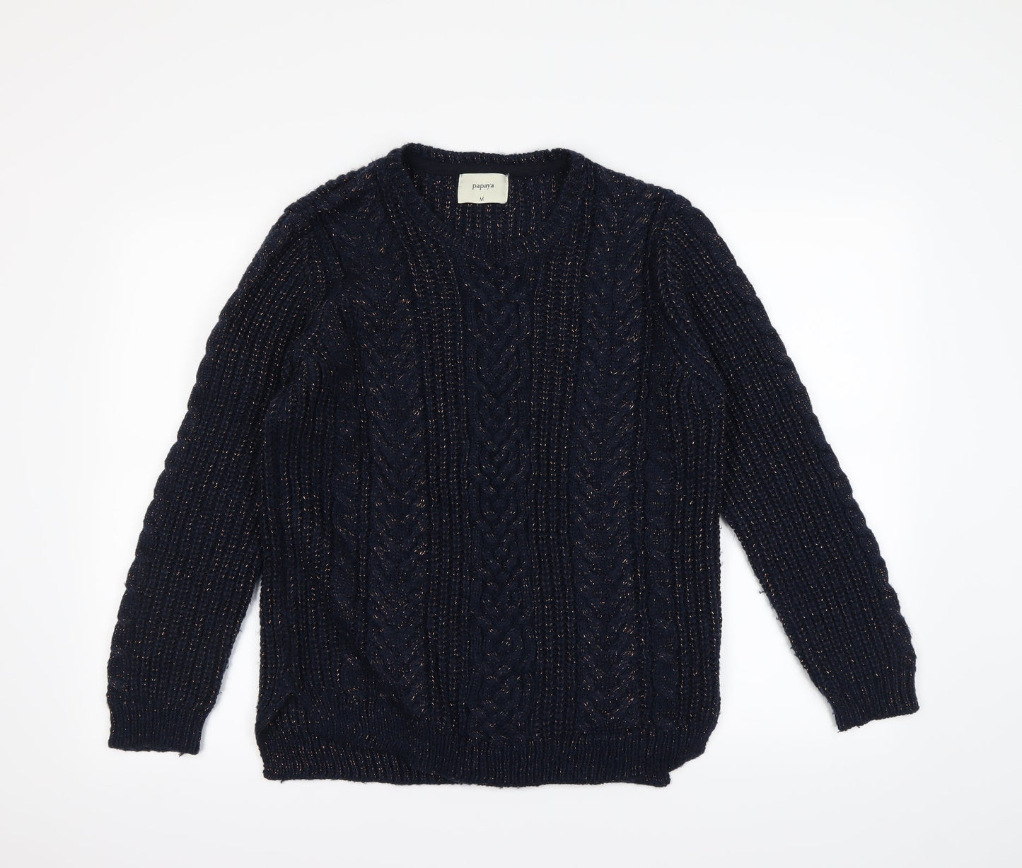 Papaya Womens Blue   Pullover Jumper Size M