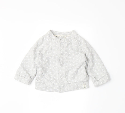 Mothercare Girls Grey   Jacket  Size 3-6 Months