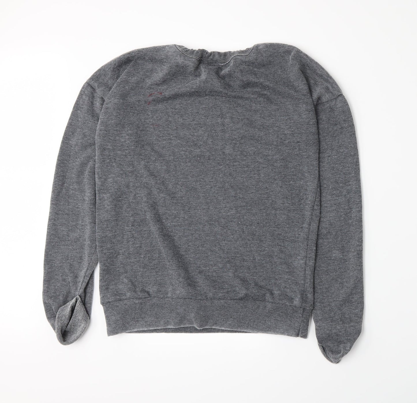 New Look Womens Grey  Jacquard Pullover Sweatshirt Size 8