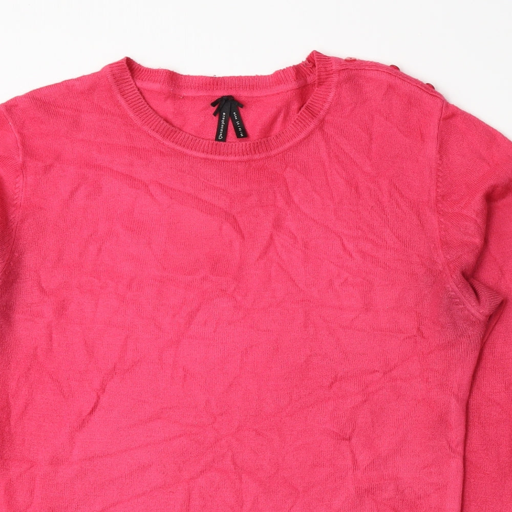 Atmosphere Womens Pink  Knit Pullover Jumper Size 18