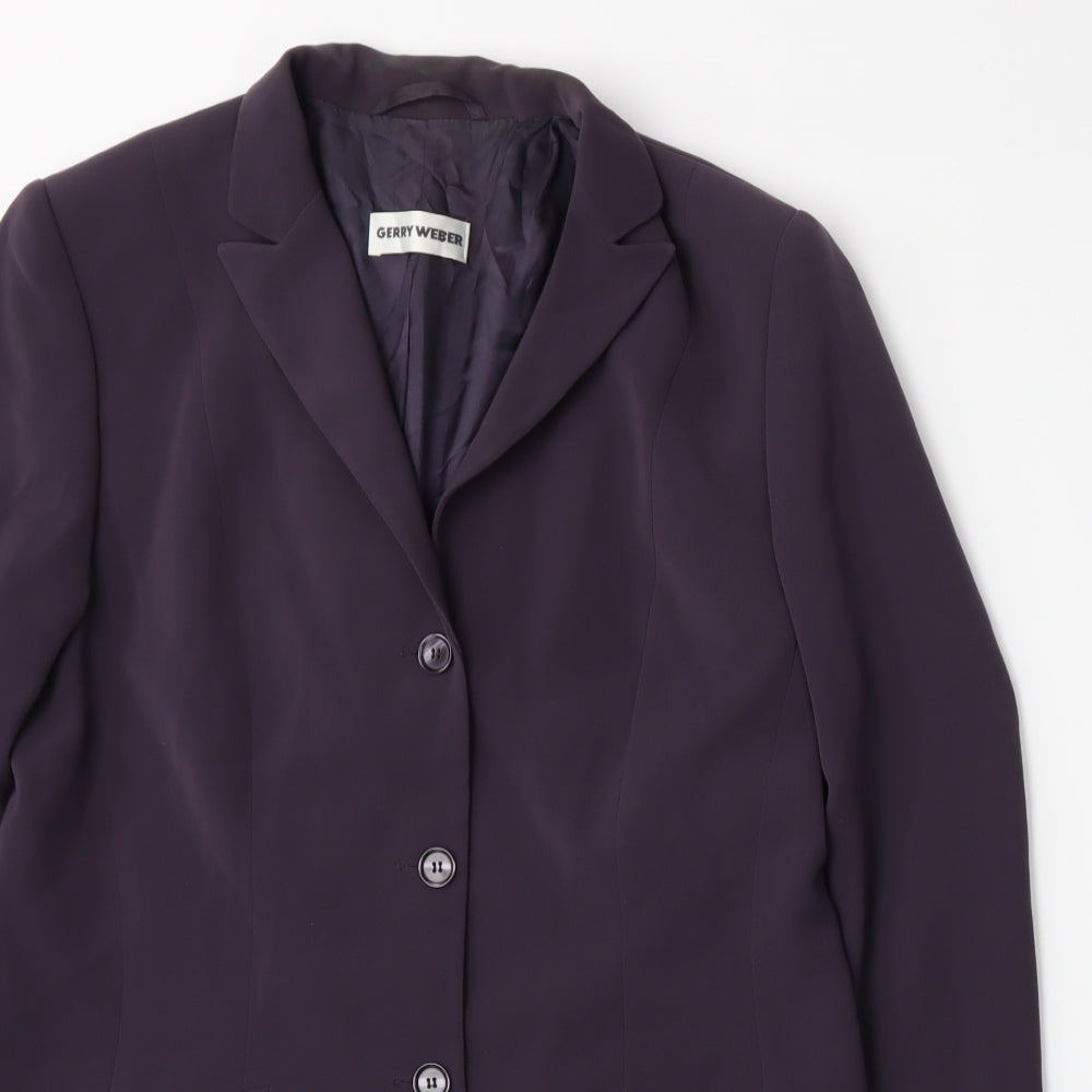 Gerry Weber Womens Purple   Jacket Suit Jacket Size 16