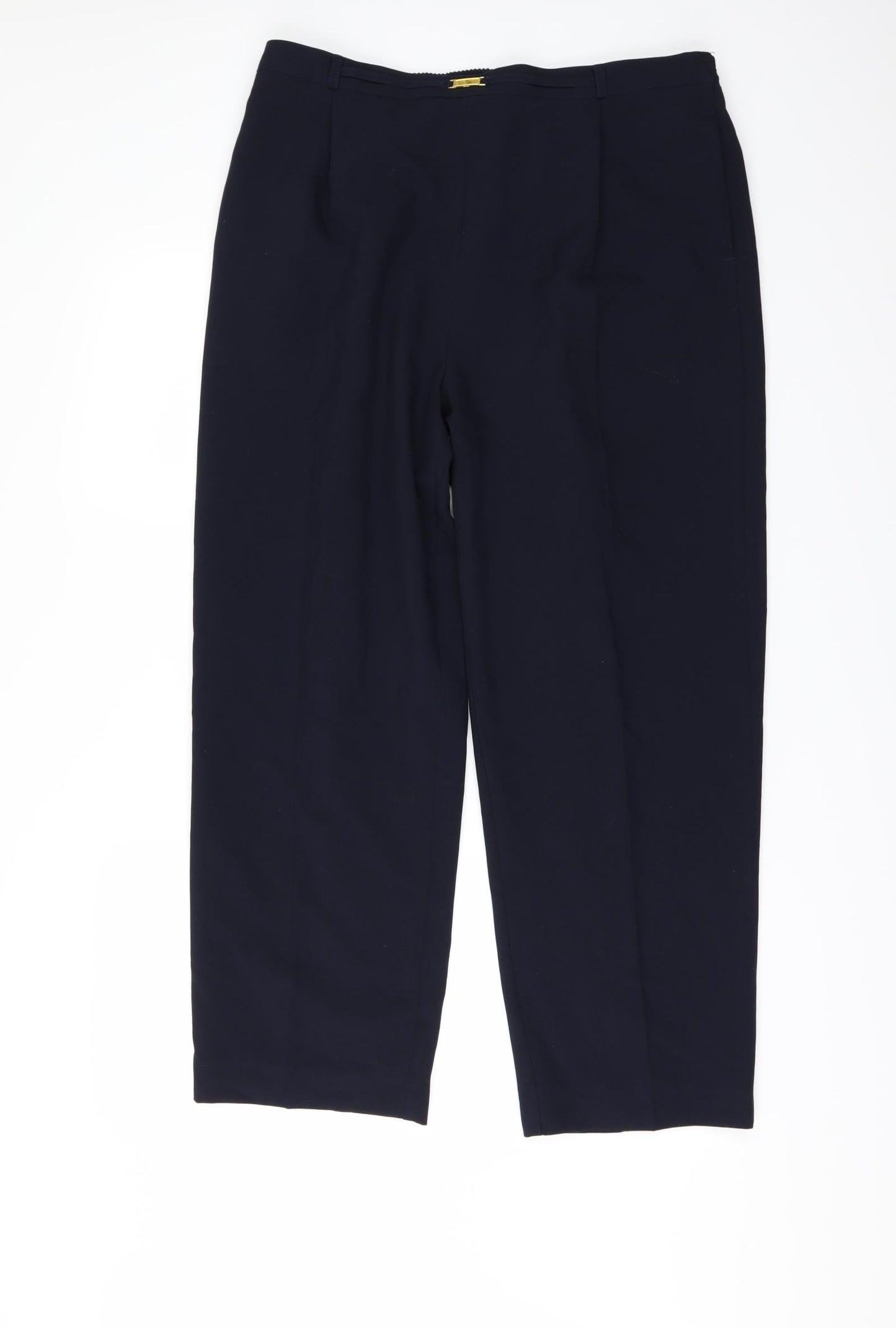BM Womens Blue   Trousers  Size 18 L28 in