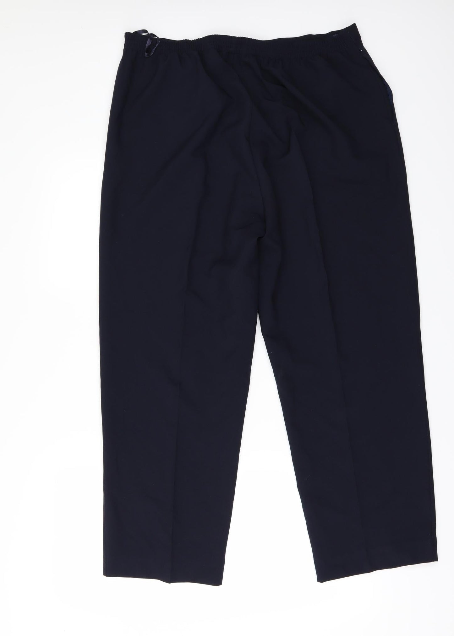 BM Womens Blue   Trousers  Size 18 L28 in