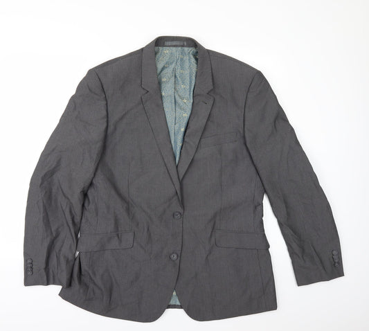 Taylor & Wright Mens Green Striped  Jacket Suit Jacket Size 42