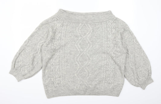 George Womens Grey   Pullover Jumper Size L