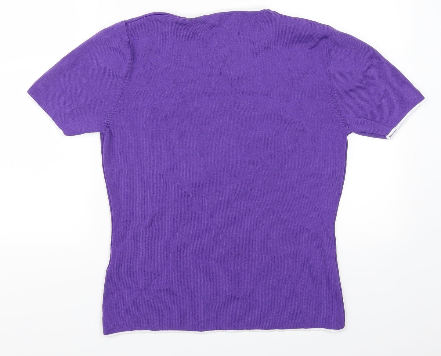 Just Elegance Womens Purple   Basic T-Shirt Size M