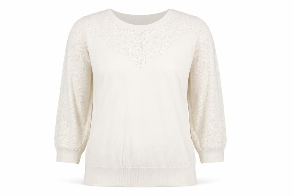 H&M Womens White   Pullover Jumper Size M