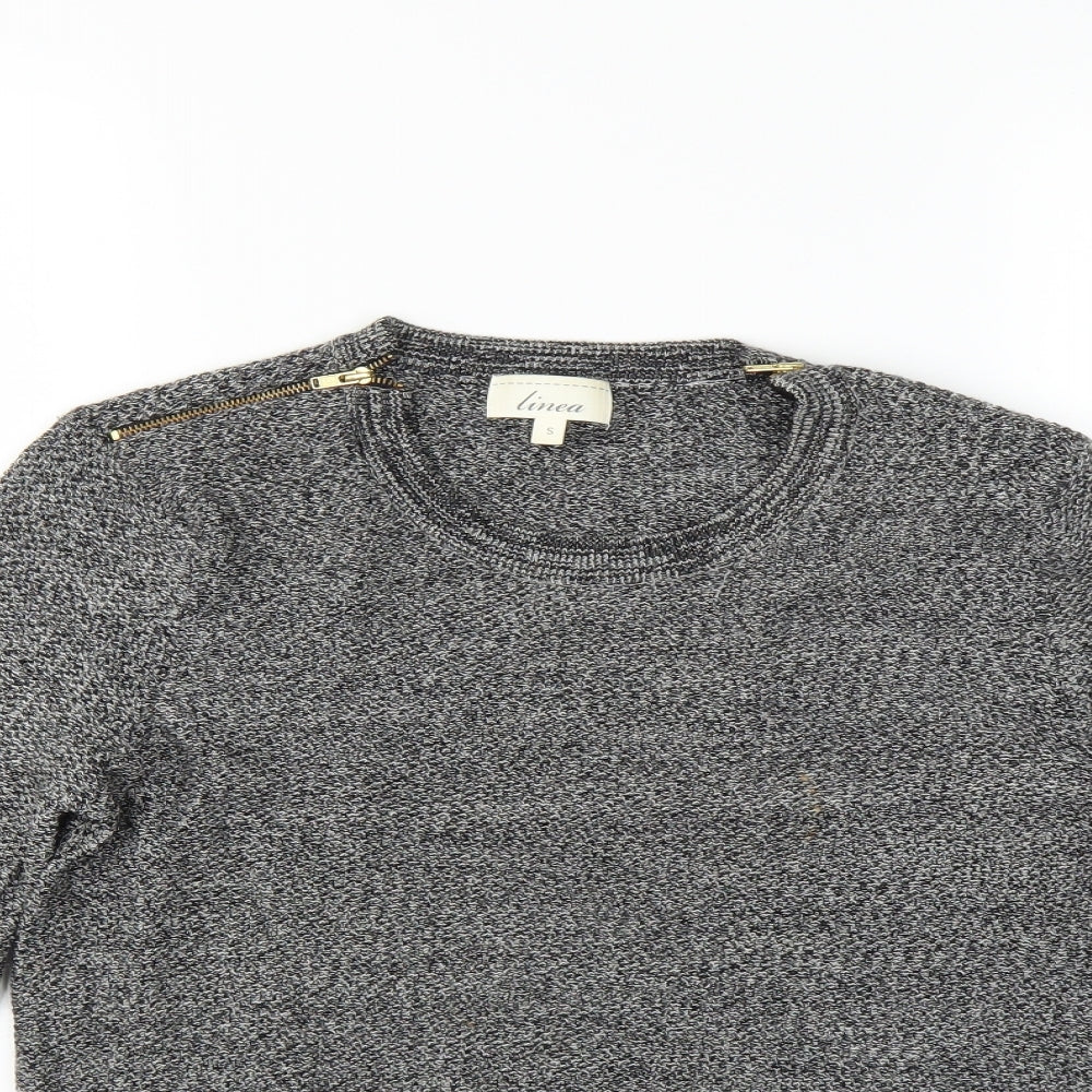Linea Womens Grey   Pullover Jumper Size S