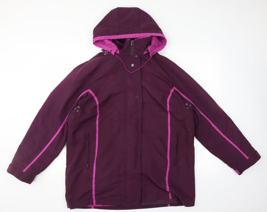 BM Womens Purple   Jacket  Size M