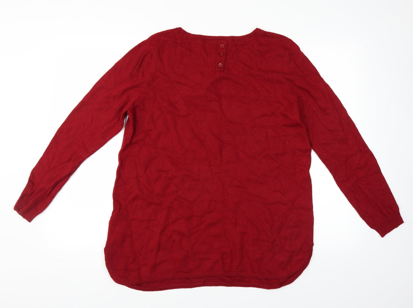 Debenhams Womens Red   Pullover Jumper Size 16