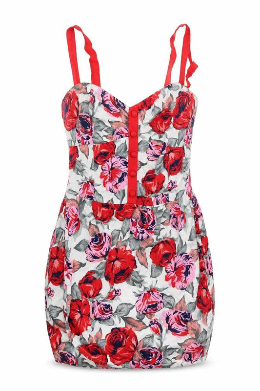 Motel Womens Multicoloured Floral  Camisole Blouse Size S