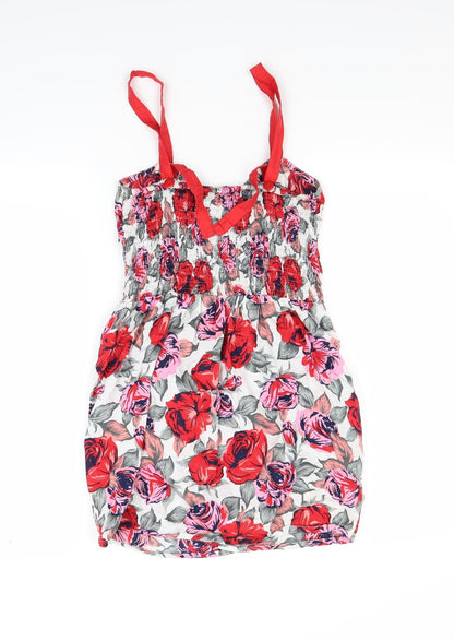 Back view of Motel Rocks women’s multicoloured floral camisole blouse, size S