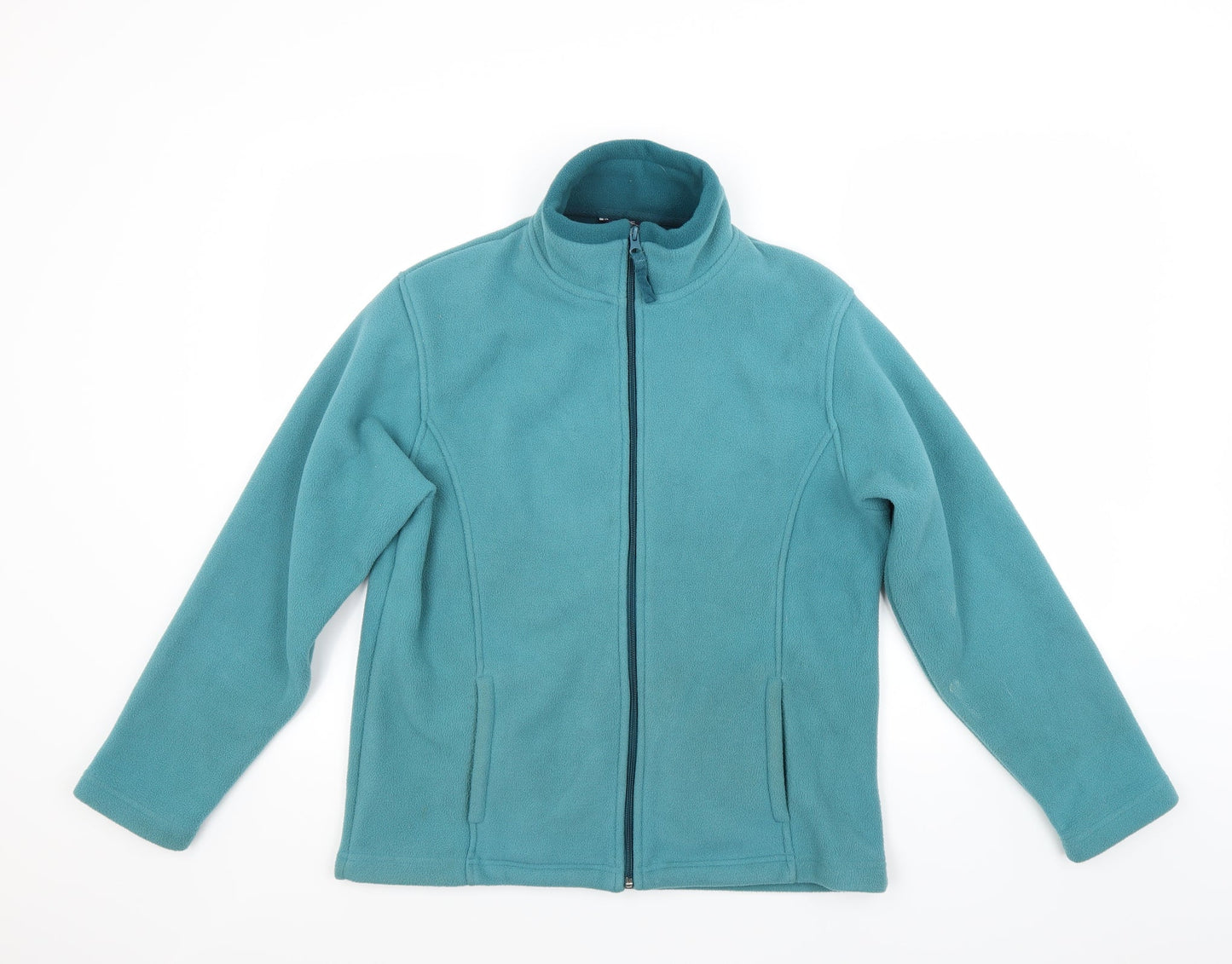 Sarah Hamilton Womens Green  Fleece Jacket Coat Size L