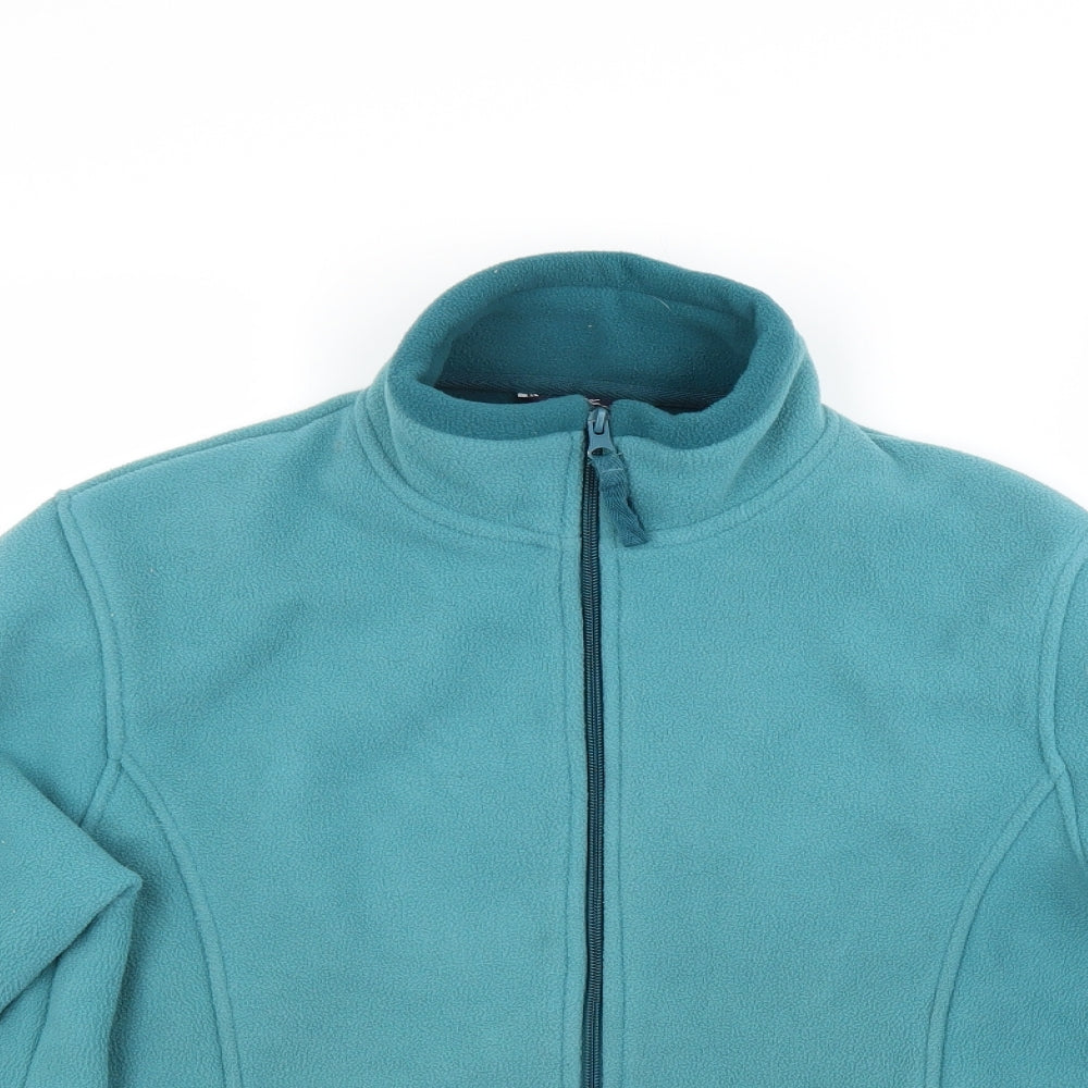 Sarah Hamilton Womens Green  Fleece Jacket Coat Size L
