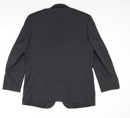 Back view of F&F men’s grey jacket blazer, size 42