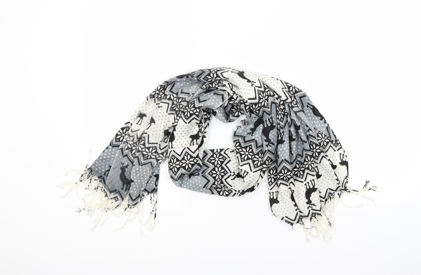 Preworn Womens Grey    Scarf