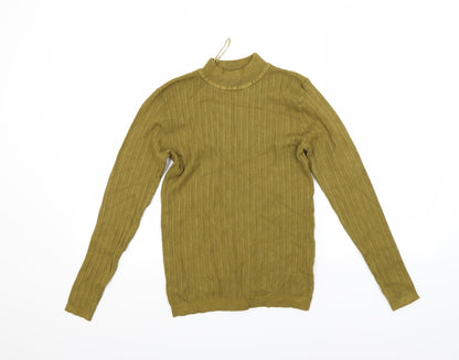 Additional front view of Tu women’s green jumper, size UK 10