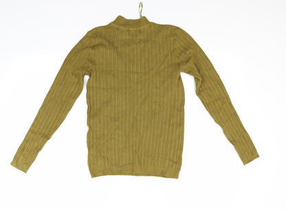 Back view of Tu women’s green jumper, size UK 10