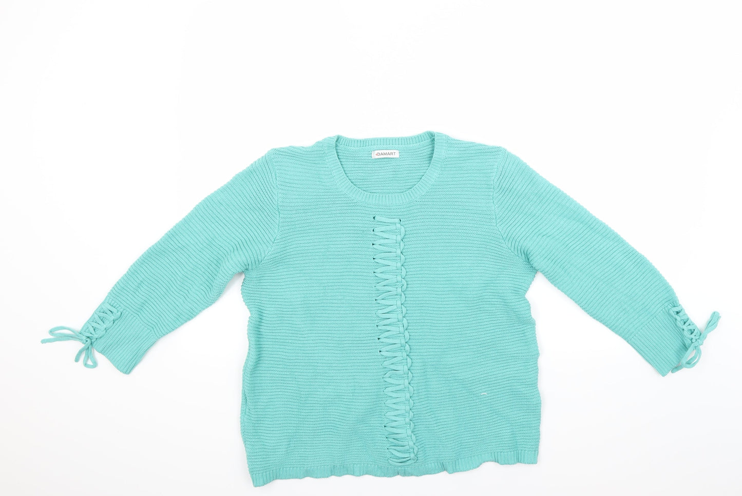 Damart Womens Green   Pullover Jumper Size 16