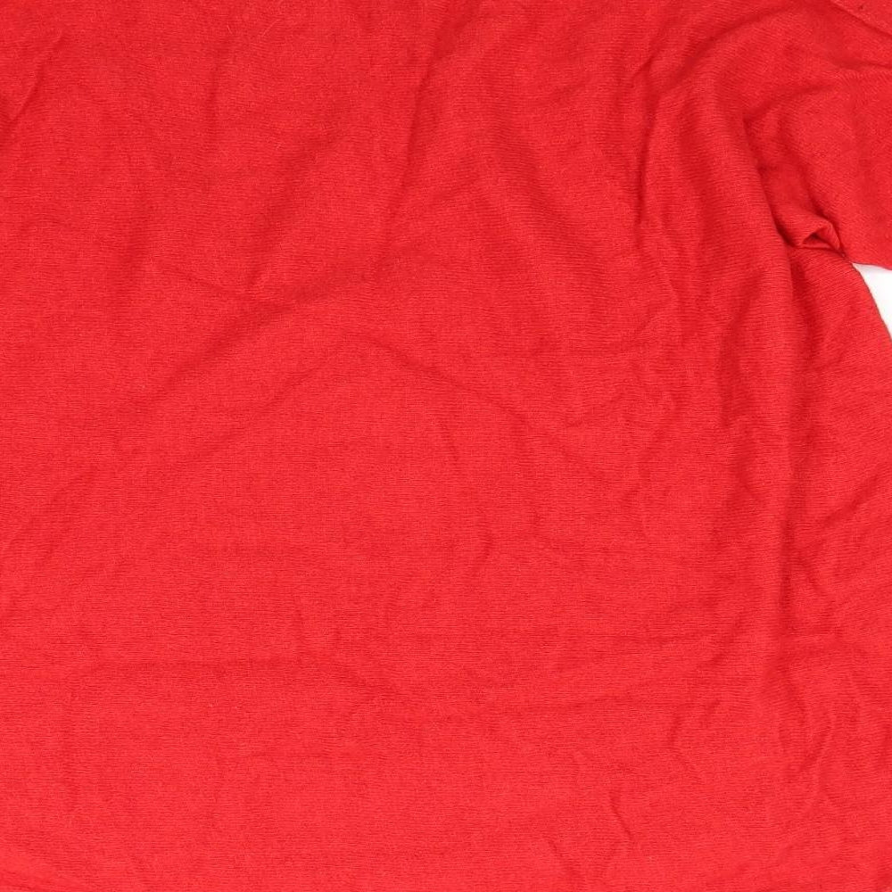Gria Womens Red   Pullover Jumper Size M