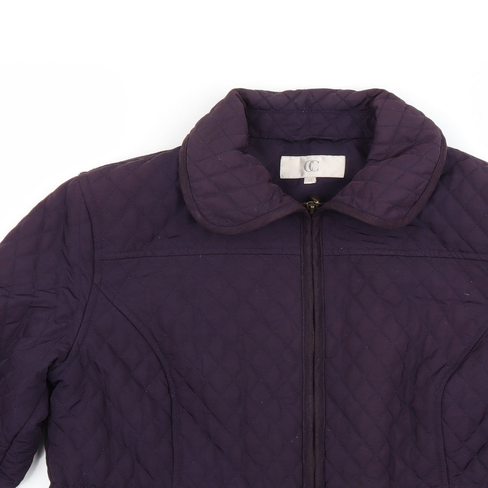 CC Womens Purple   Jacket Coat Size 10