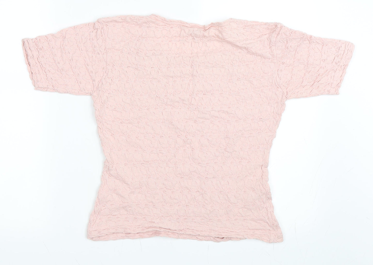 Casual Scene Womens Pink   Basic T-Shirt Size S