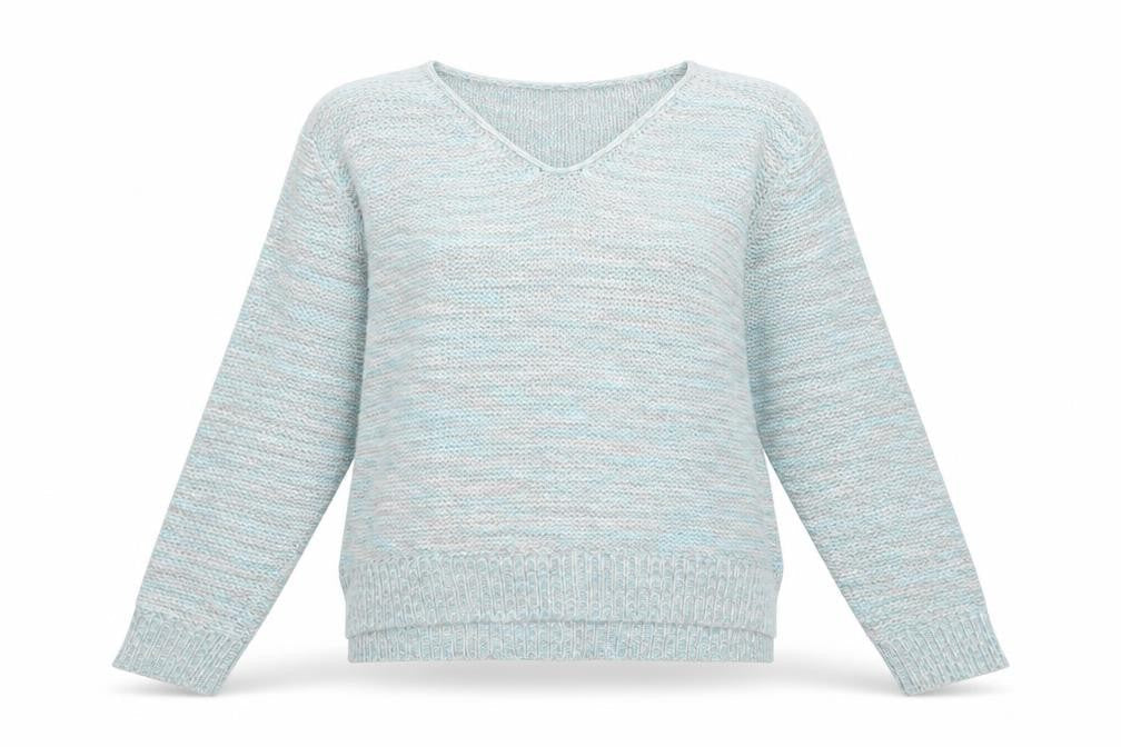 Papaya Womens Blue  Knit Pullover Jumper Size M
