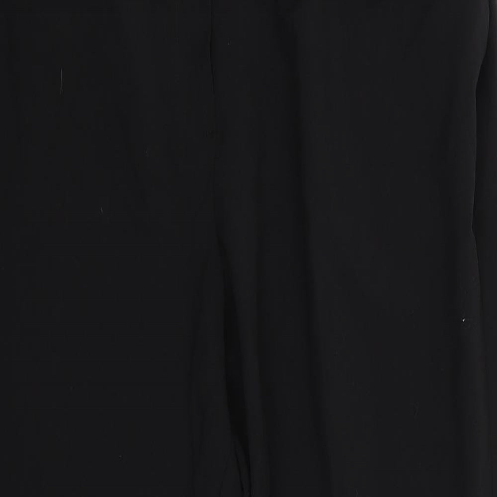Essential Collection Womens Black  Rayon Trousers  Size 22 L27 in