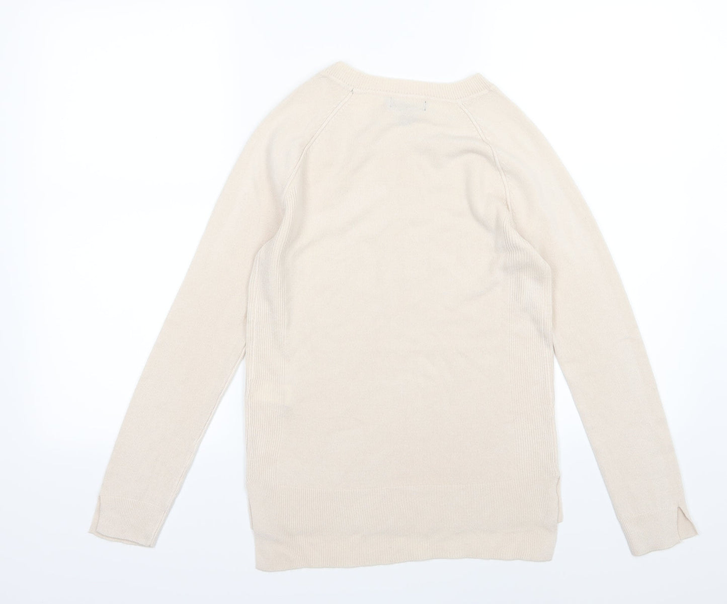 Primark Womens Beige  Knit Pullover Jumper Size 2XS