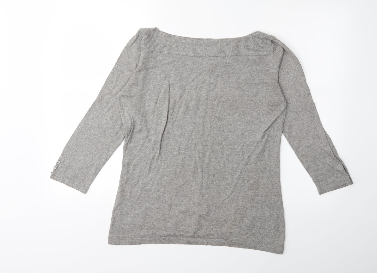 NEXT Womens Grey  Knit Pullover Jumper Size 12