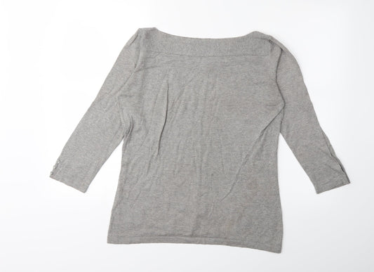 NEXT Womens Grey  Knit Pullover Jumper Size 12