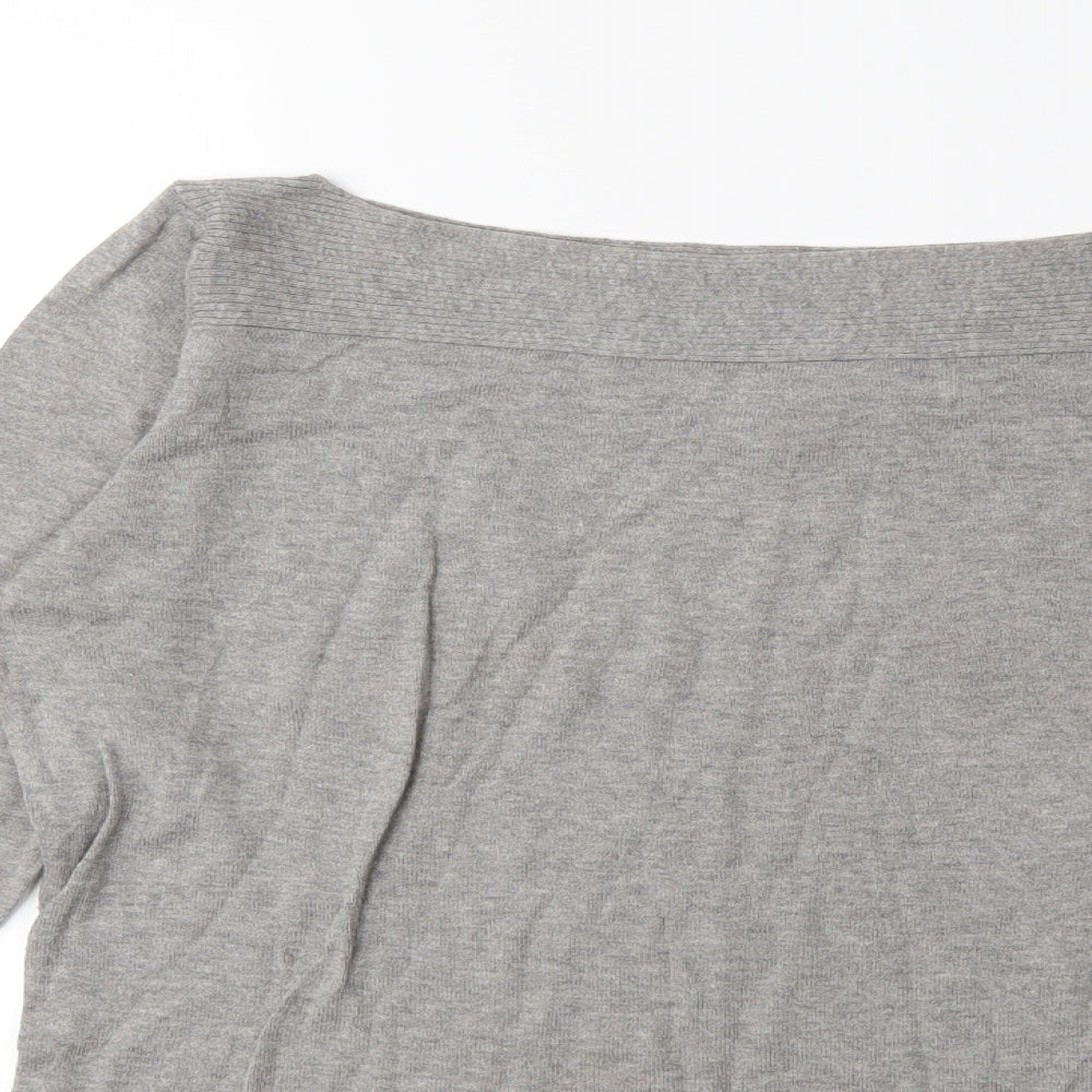 NEXT Womens Grey  Knit Pullover Jumper Size 12