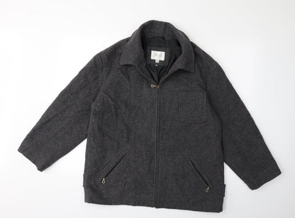 Front view of Next women’s grey jacket coat, size M
