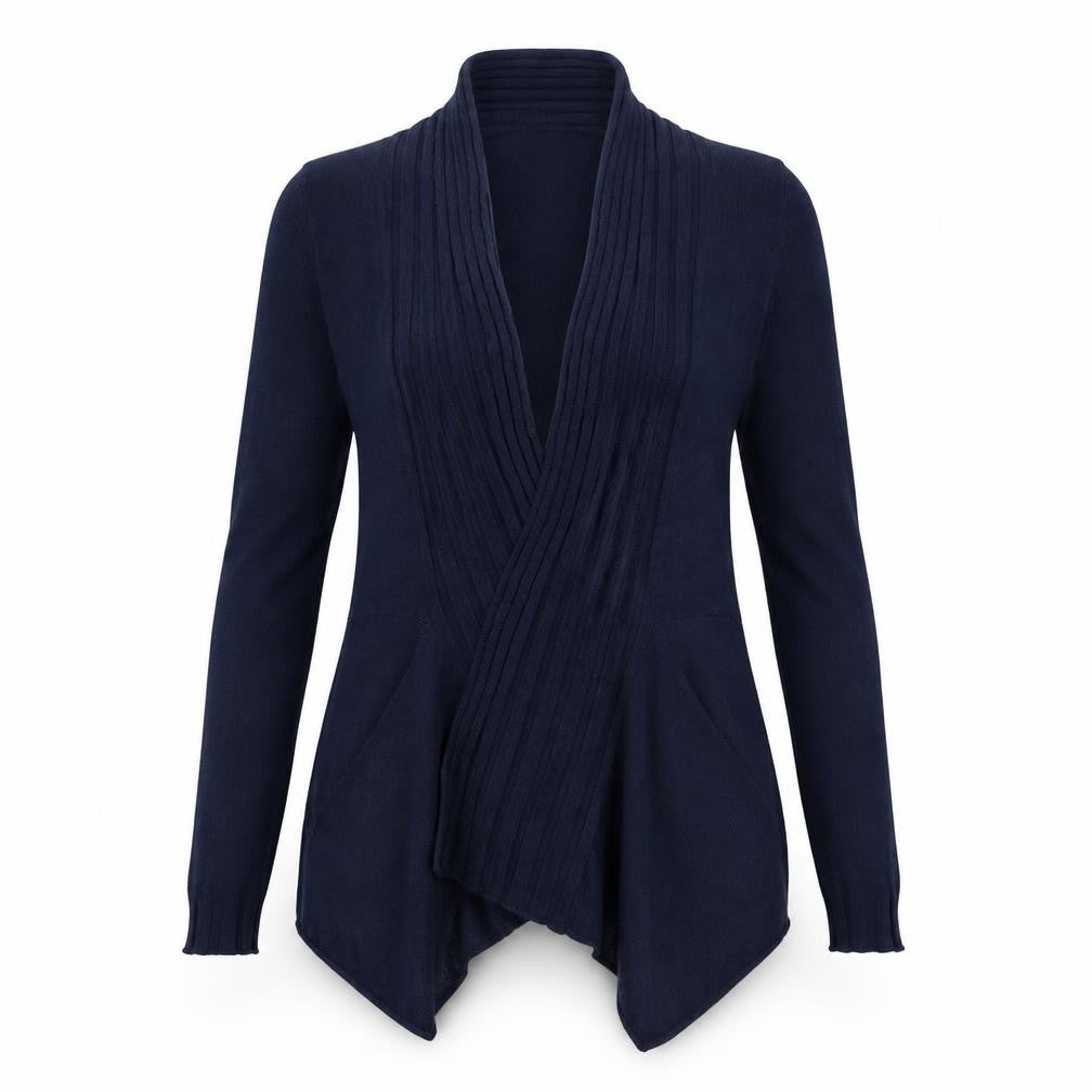 Papaya Womens Blue  Knit Cardigan Jumper Size 8