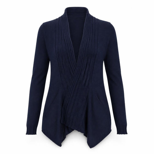 Papaya Womens Blue  Knit Cardigan Jumper Size 8
