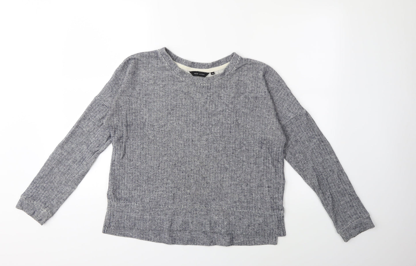 New Look Womens Blue  Knit Pullover Jumper Size 10