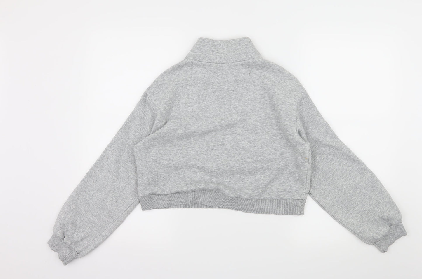 Divided by H&M Womens Grey Striped Jersey Pullover Sweatshirt Size XS  - Manhattan