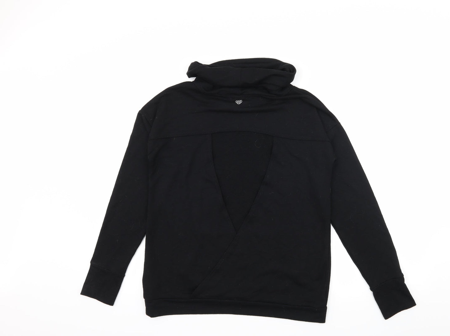 FOREVER 21 Womens Black  Jersey Pullover Sweatshirt Size S  - Open back